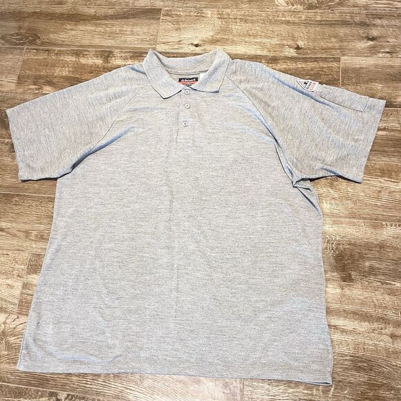 Bulwark FR Polo Shirt Flame Resistant Short Sleeve 2112 Men’s 2XL XXL - Picture 4 of 7